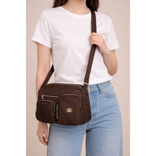 Sangdee กระเป๋าสะพายข้าง สไตล์ แฟชั่น กระเป๋าผ้าไนลอน เกรดพร…