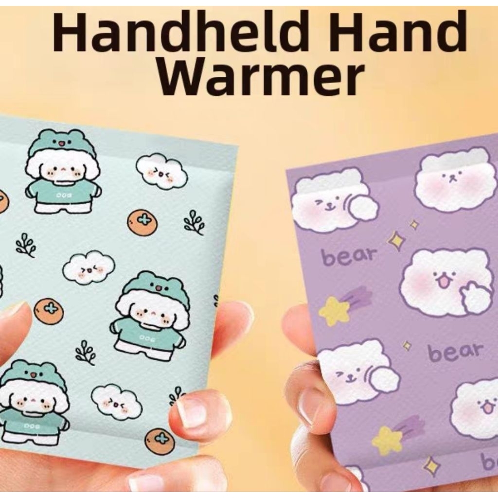 ถุงร้อนมือแบบพกพา​ สามารถ​ใส่ในกระเป๋า​ได้​ อุปกรณ์​ให้ความร้อน​ (แพ็คละ​ 10​ ซอง)​