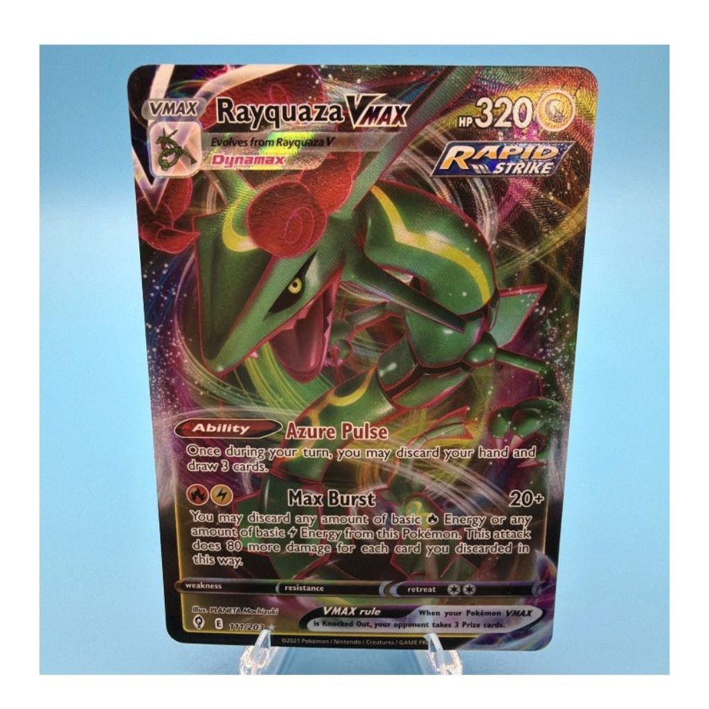 Rayquaza VMAX 111/203 Full Art Ultra Rare - 2021 Pokemon Evolving Skies
