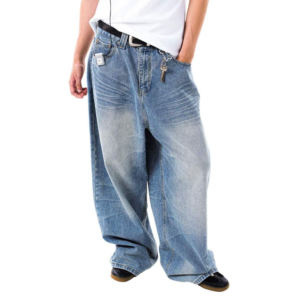 (รอพรีออเดอร์7-14วันค่ะ) BEB CLUB SUPER BAGGY JEANS 2025 กางเกงยีนส์ทรงแบ็กกี้เบ็บคลับ