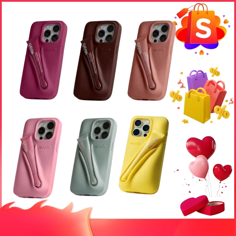 RHODE Lip Phone Case เคสมือถือ ฝาครอบมือถือ ซองมือถือ （ของแท้ 100%）