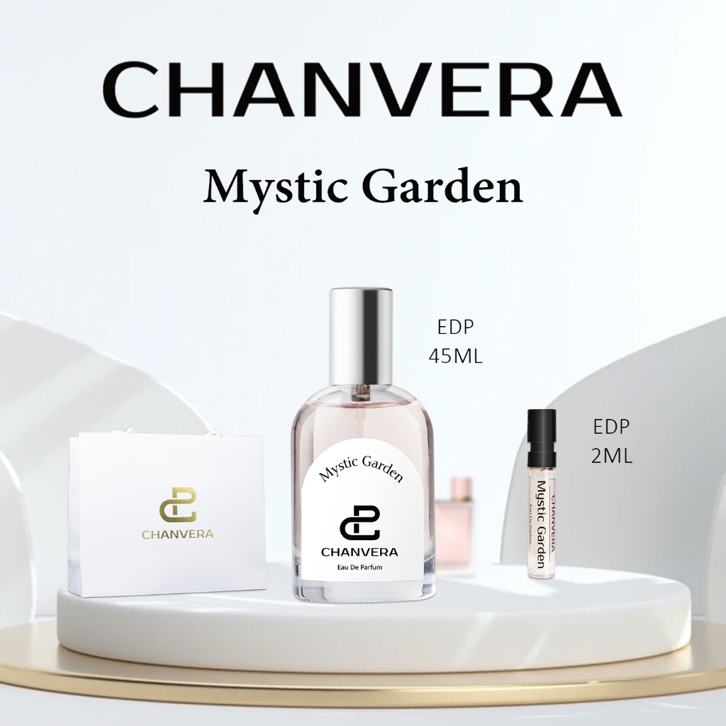 CHANVERA Mystic Garden น้ำหอมผู้หญิง 45ml น้ำหอม Eau De Parfum น้ําหอมติดทน Her EDP กลิ่นเดียวกัน