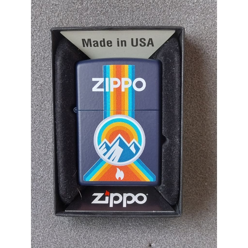Zippo 48639 OUTDOOR DESIGN ปี2023 ถังในตรงปี พร้อมกล่องเดิม สินค้าใหม่ยังไม่ผ่านการใช้งาน  Zippo แท้