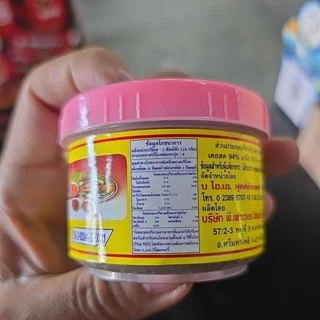 กะปิแท้ ตรากุ้งไทย ฝาชมพู | 90 กรัม ยกโหล 12 กระปุก หอม เข้มข้น