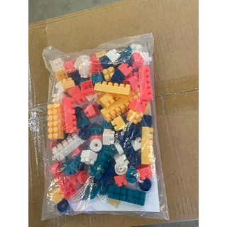 ตัวต่อ บล็อกตัวต่อ ขนาดใหญ่ บล็อกตัวต่อ 520 ชิ้นพร้อมกล่องแถมสติกเกอร์ ของเล่นเสริมพัฒนาการเด็ก