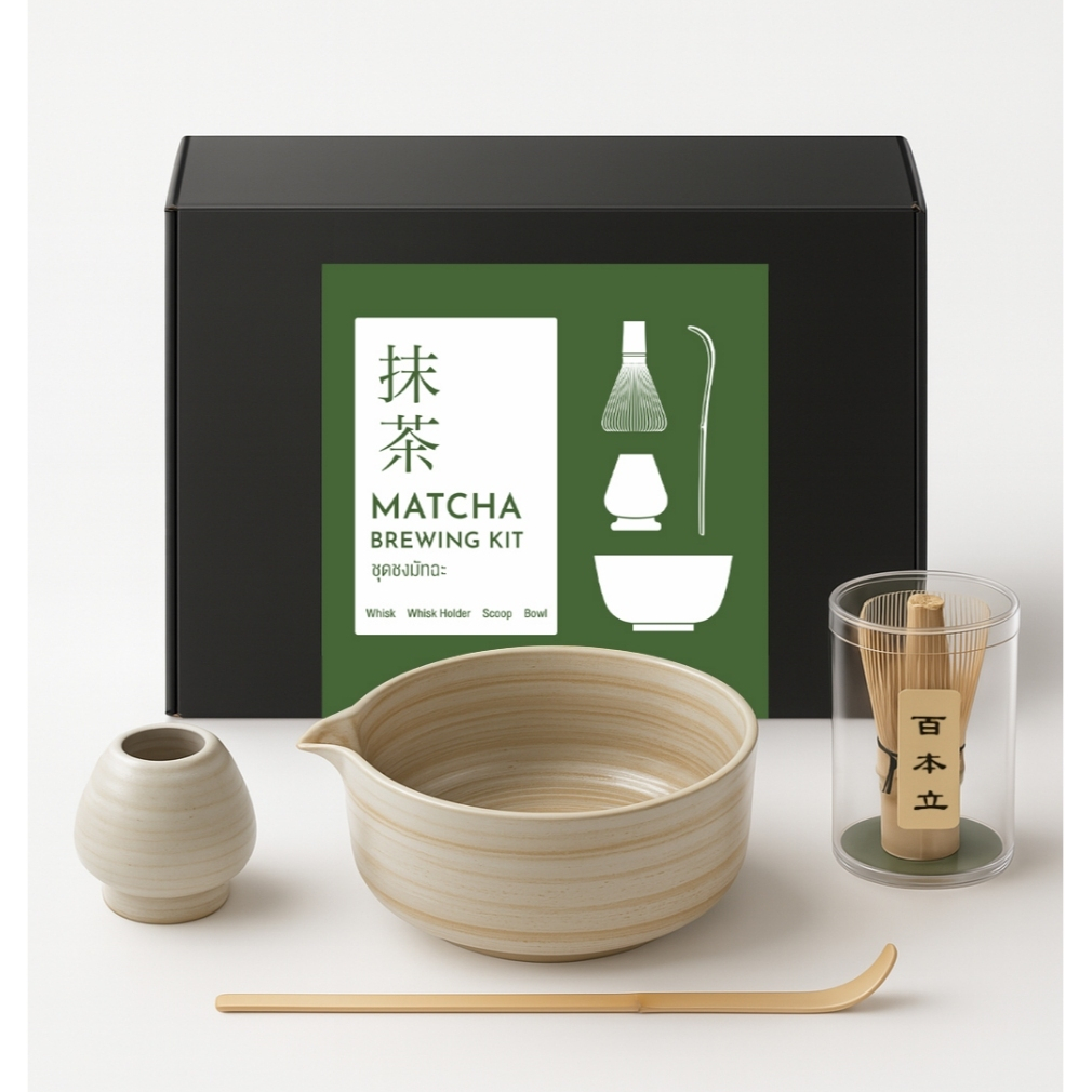 [Giftset] เซตอุปกรณ์ชงมัทฉะ Matcha Brewing Tools 1 เซต