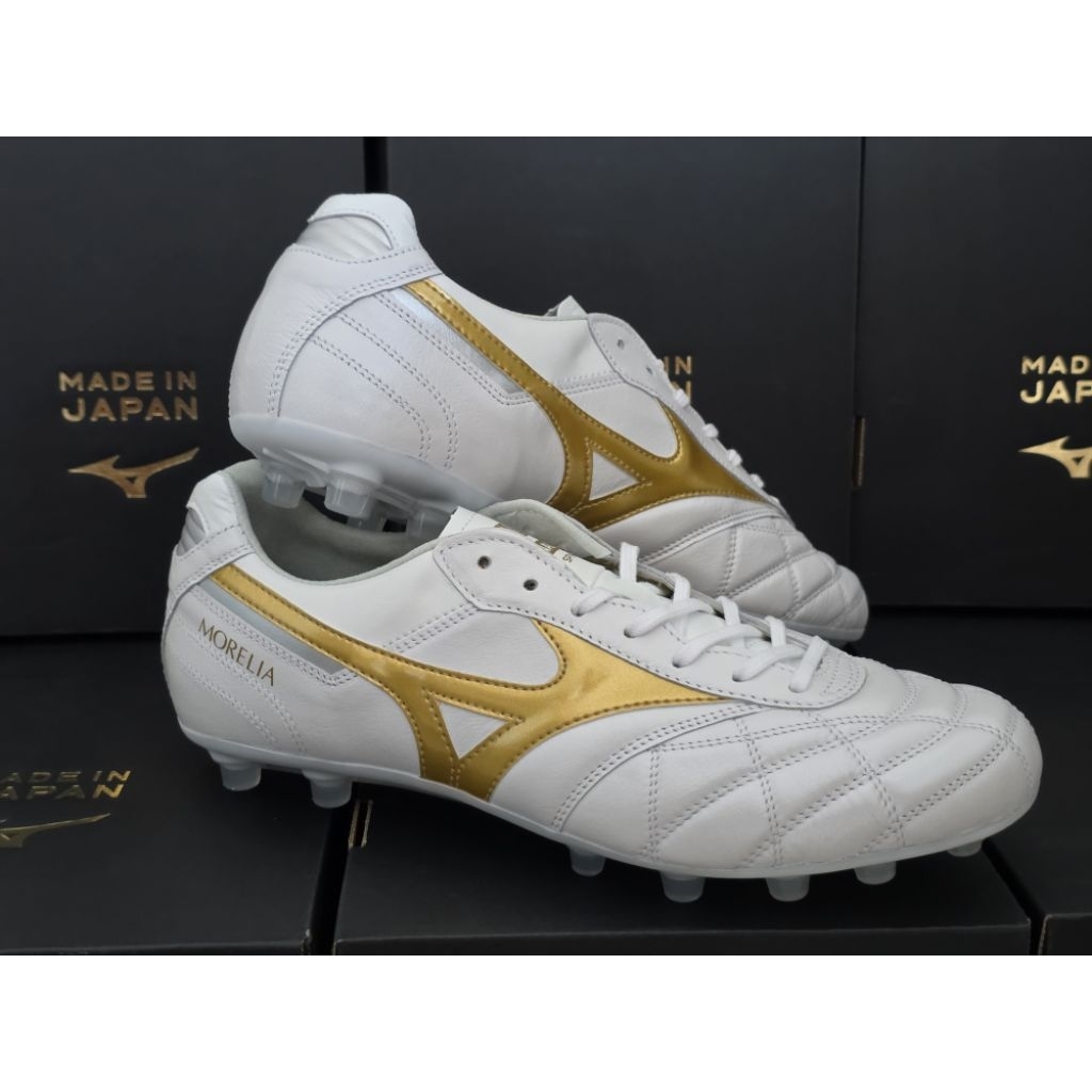 รองเท้าฟุตบอล Mizuno Morelia 2 Japan AG P1GA260350 ของแท้ 100% ชุดปุ่ม AG made in Japan ผลิตประเทศญี่ปุ่น ครบกล่องถุงผ้า - รูปที่ 5