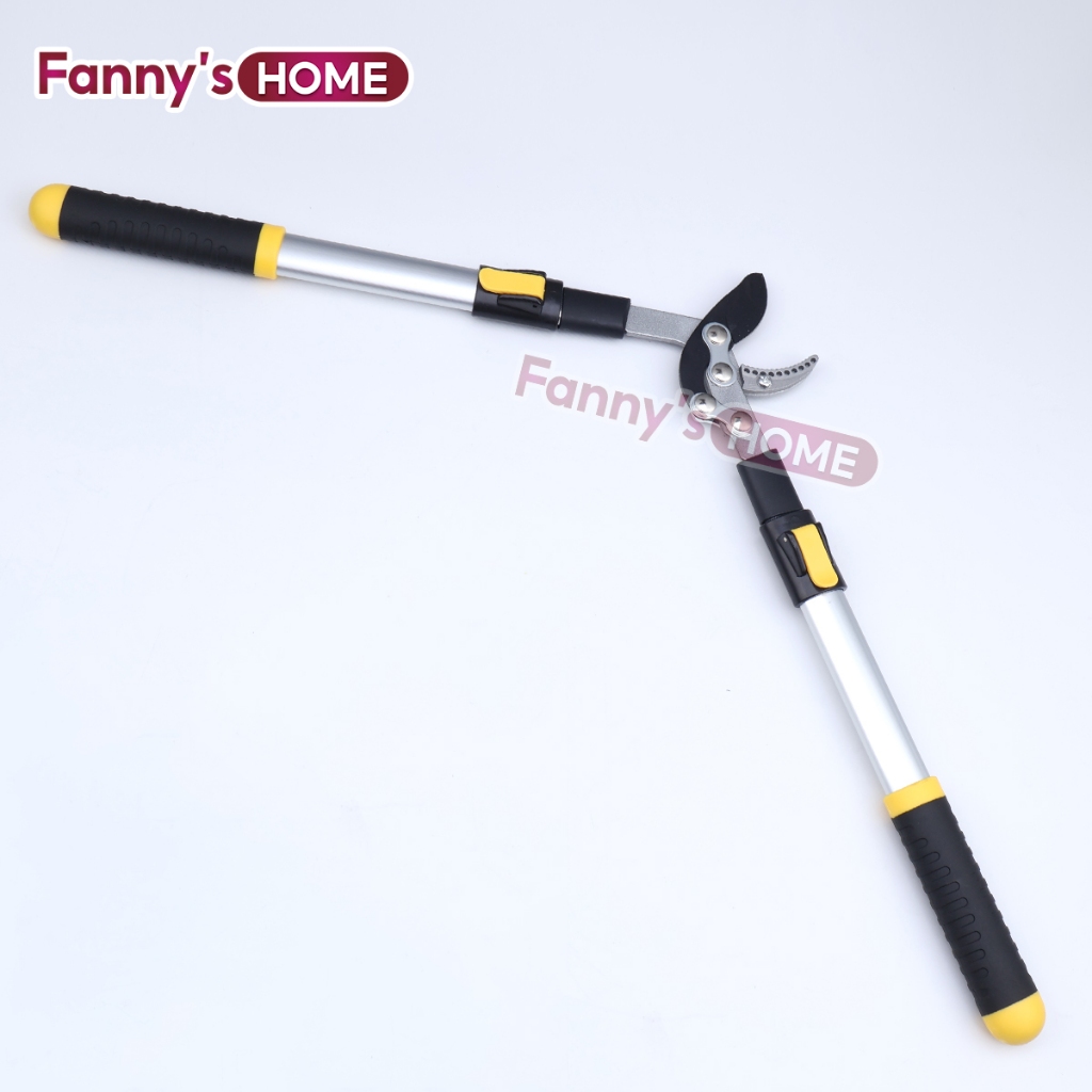 กรรไกรตัดกิ่งไม้ ยืดหดได้ ด้ามยาว ใบมีดSK5 กรรไกรตัดต้นไม้แบบยืดหดได้ ที่ตัดกิ่งไม้ต้นไม้สูง ด้ามหุ้มยาง  แข็งแรงทนทาน - รูปที่ 5