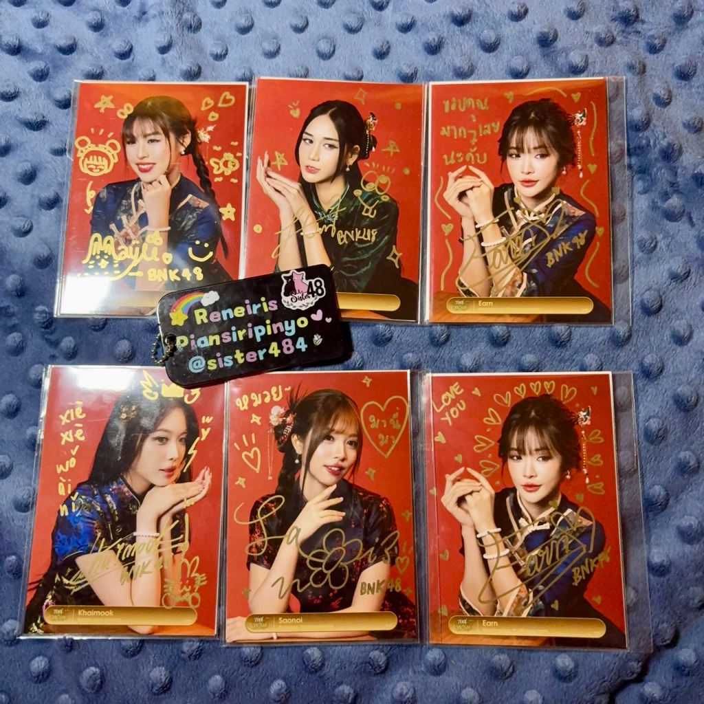 (SSR) รูปลายเซ็นจริง TCA photoset BNK48 CGM48 ของแท้ 100%