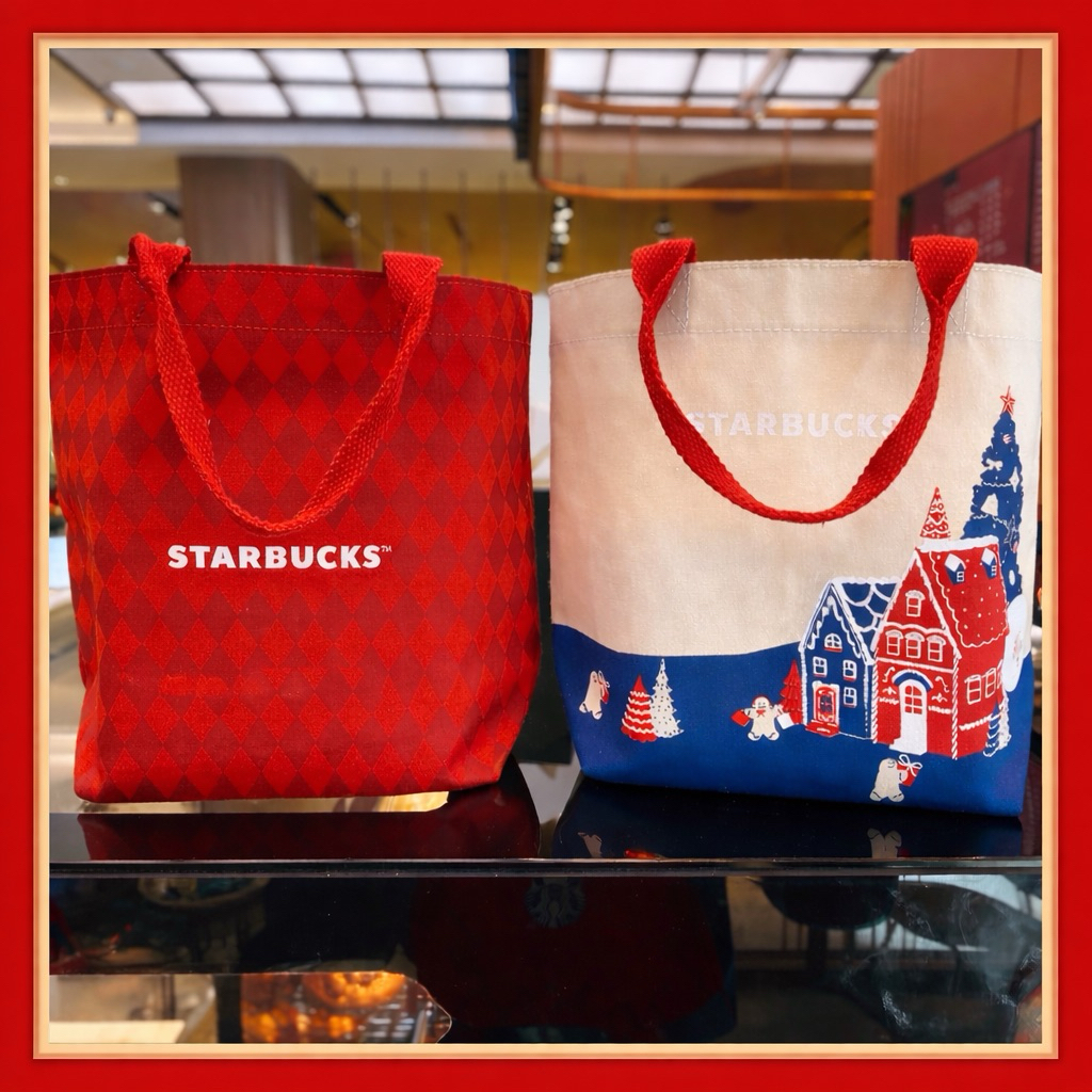 % Strabucks Christmas bag  จำหน่ายแต่ของแท้จาก SHOP เท่านั้น!!