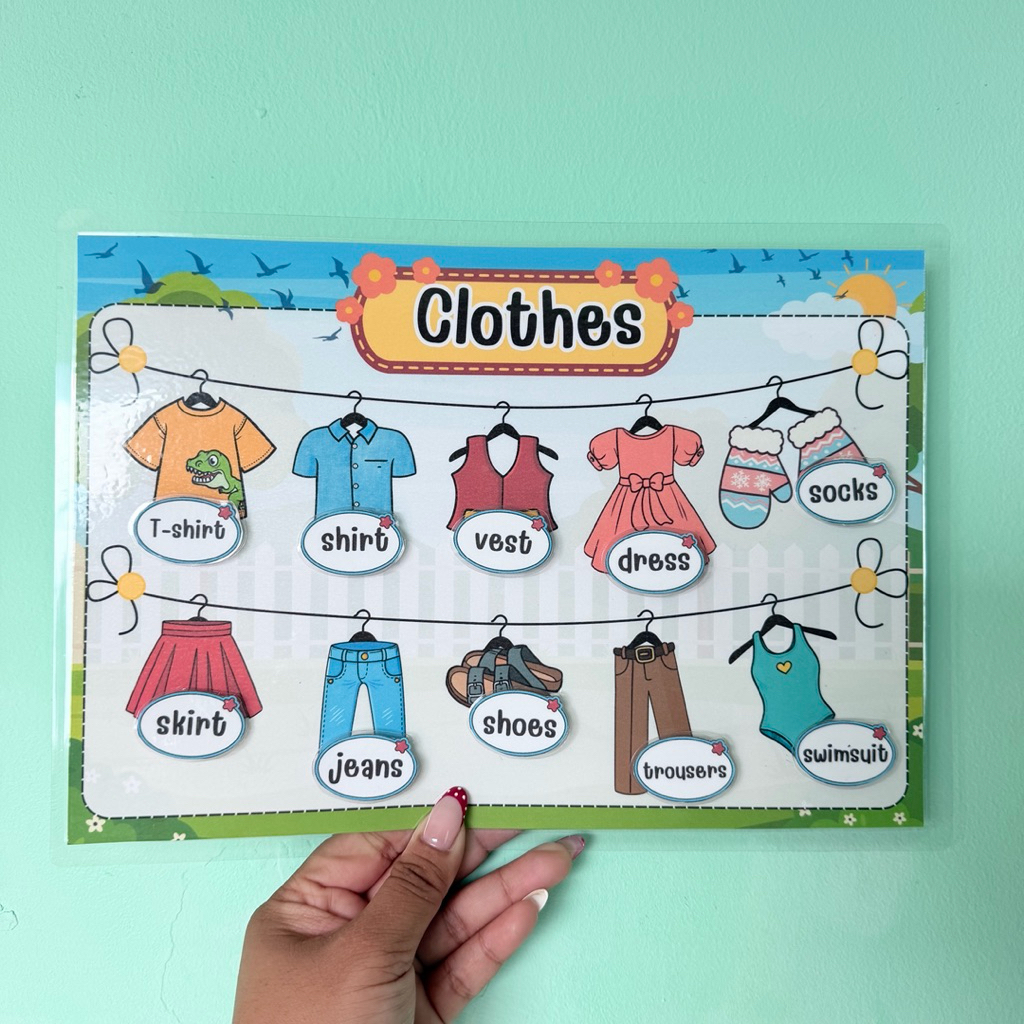 “Clothes” สื่อการสอนวิชาภาษาอังกฤษ