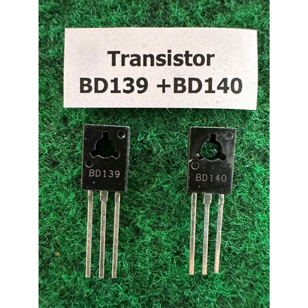 Transistor BD139 + BD140 จำนวน 1 คุ่