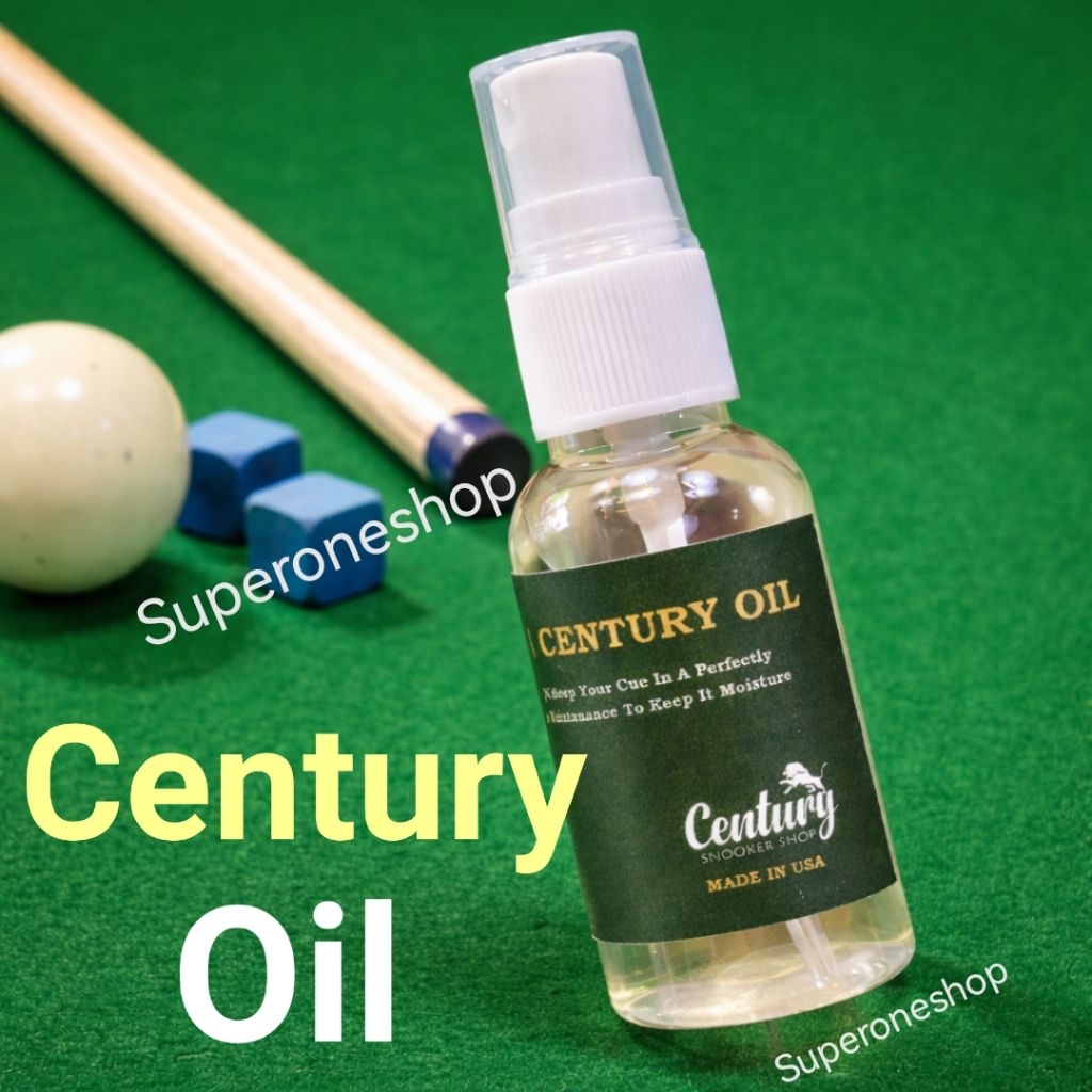 Century Cue Oil​  คิวออย น้ำยาบำรุงรักษาไม้คิวสนุกเกอร์คุณภาพสูง