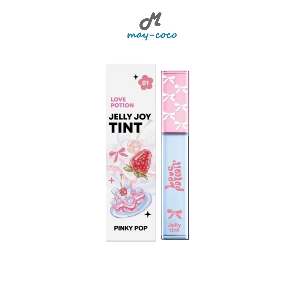 ถูก/แท้/มีไลฟ์ (2 ชิ้น 249.-) ลิป Love Potion Jelly Joy Tint เลิฟโพชั่น เจลลี่จอยทิ้นซ้อก้าด ลิปทินท์ ปากอวบอิ่ม ฉ่ำวาว