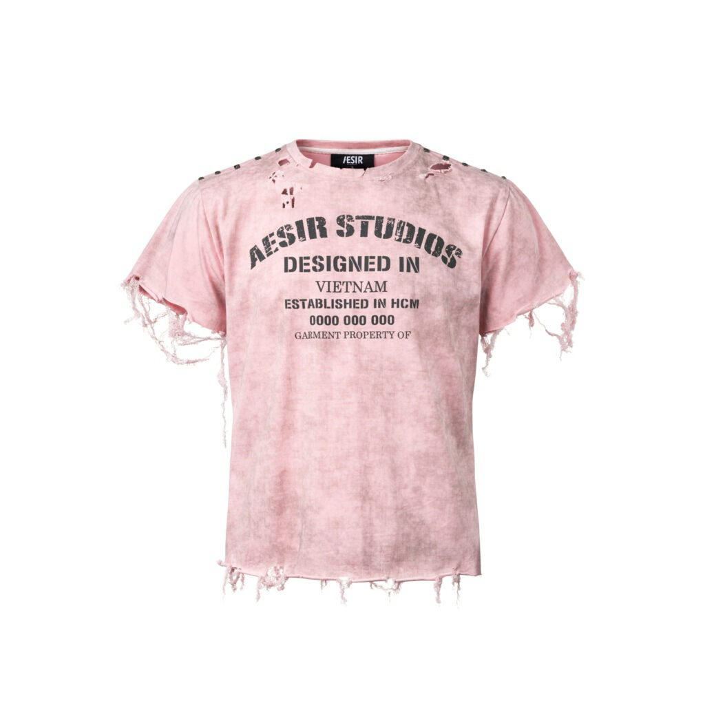 ⚡️Brand : Aesir studio DISTRESSED BABY TEE & RAW CURVE JEANS⚡️ (สินค้าพรีออเดอร์) ราคา ถูกที่สุด ดีลบีเคเค แกลเลอรีภาพที่ 3