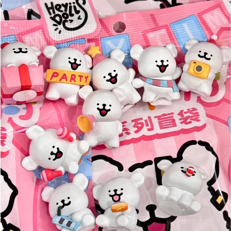 (🐶🩵พร้อมส่งด่วนในไทย) แบบสุ่ม : บีน - Maltese Line Puppy Party Series น้องหมาเม็ดมอลทีส 2