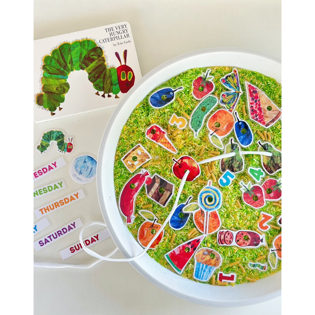 🐛 🍎เปิดโลกจินตนาการกับ “เจ้าหนอนจอมหิว” ในรูปแบบ The Very Hungry Caterpillar Sensory Set ✨