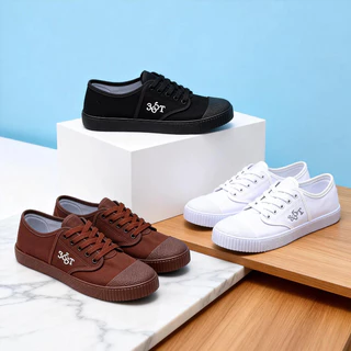【PAYDAY&โปรแรงสุดปี】รองเท้านักเรียนผู้ชาย ผ้าใบ เบา ไม่อับ ใส่เรียน ใส่ลำลอง มี 3 สีให้เลือก ไซส์ 31–45