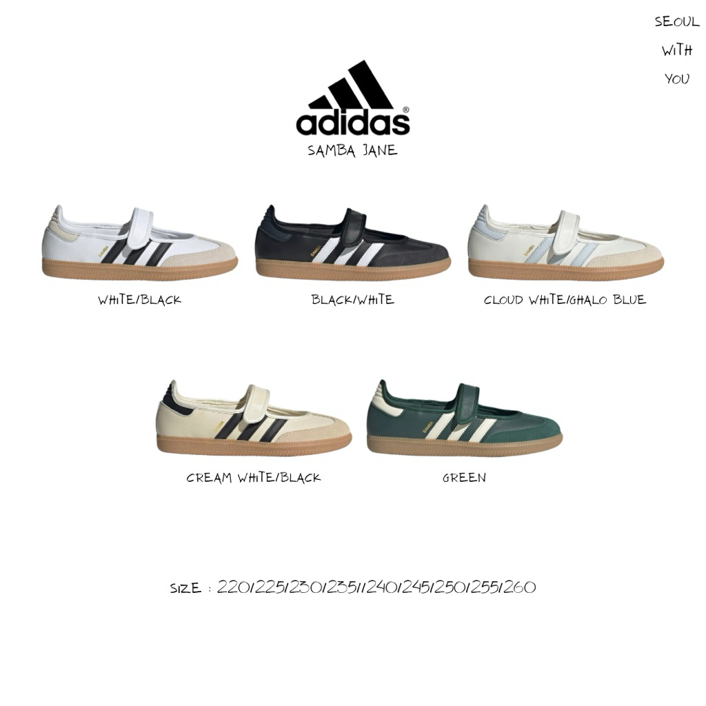 [PREORDER] Adidas Samba Jane / 5 Colors