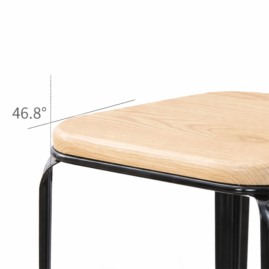 Naibaan เก้าอี้สตูล สำหรับร้านอาหาร เก้าอี้บาร์ รับน้ำหนัก120kg  สตูลขาเหล็ก เก้าอี้กินข้าว Chair - รูปที่ 3