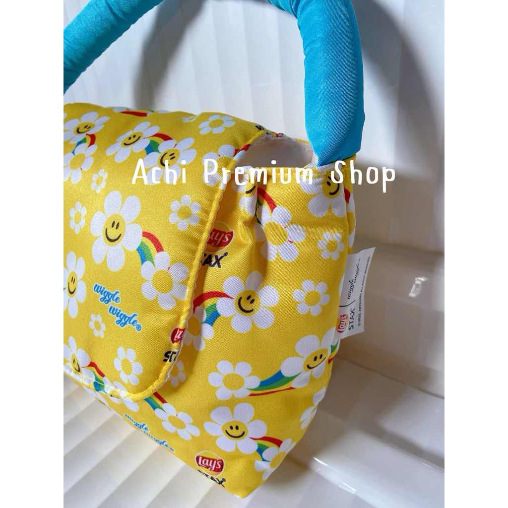 Puffy Bag Lay’s Stax กระเป๋านุ่มนิ่มเลย์ X WG ลิขสิทธิ์แท้ น่ารักมาก ขนาด 17x16x10 cm. ราคา ถูกที่สุด ดีลบีเคเค แกลเลอรีภาพที่ 2