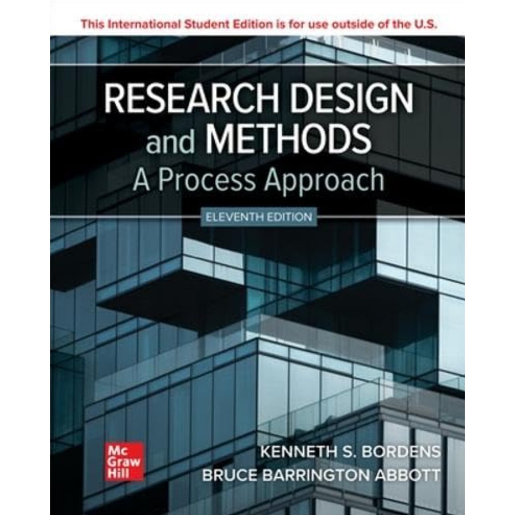 หนังสือ Research Design and Methods: A Process Approach ed 11/2022