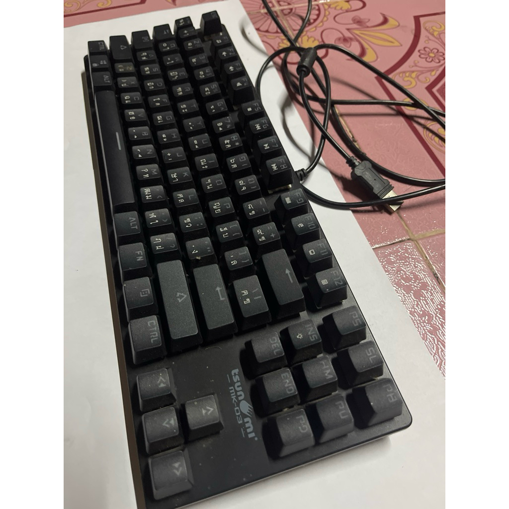 tsunami mk-03 87 key professional mechanical keyboard