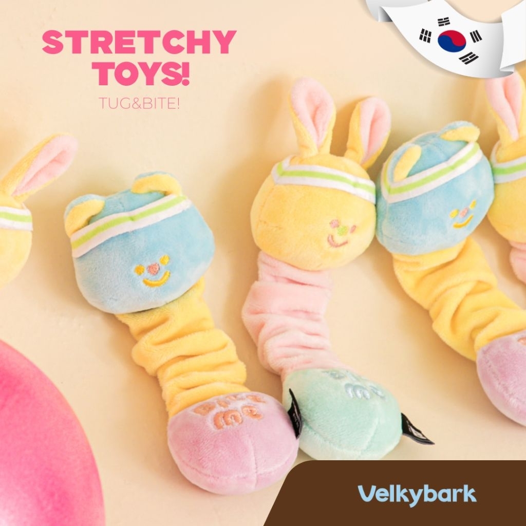 VELKYBARK [พร้อมส่ง] Bite me🇰🇷 ของเล่นสุนัข มีเสียงปี้บๆ ของเล่นสัตว์เลี้ยง นำเข้าจากเกาหลี
