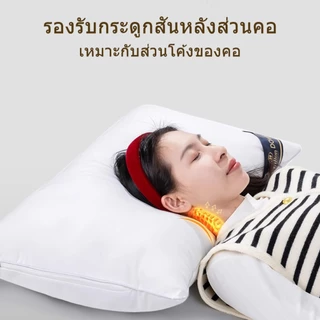 J-MU หมอนหนุน หมอนโรงแรม 800g นุ่มสบาย ไม่ปวดคอ 19x29x8 นิ้ว (48x74x20 ซม)
