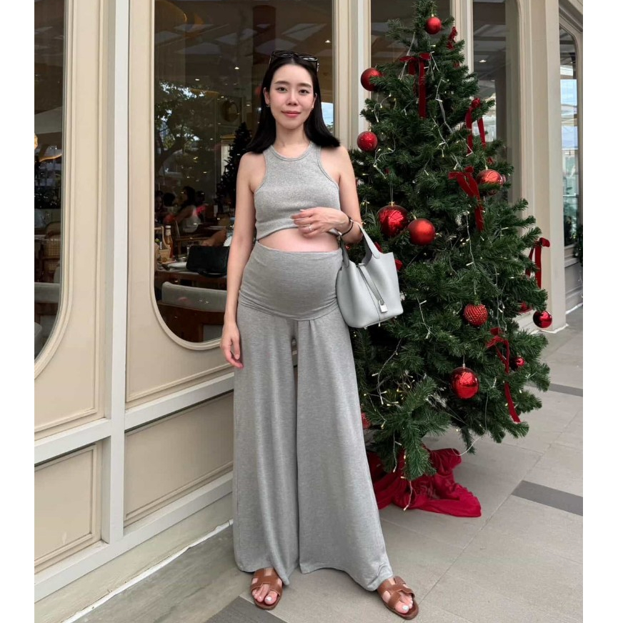 Nitan (นิทาน) กางเกงคนท้อง กางเกงพยุงครรภ์ ช่วยลดอาการหน่วงท้อง รุ่น Bonnie Maternity Supported Pants