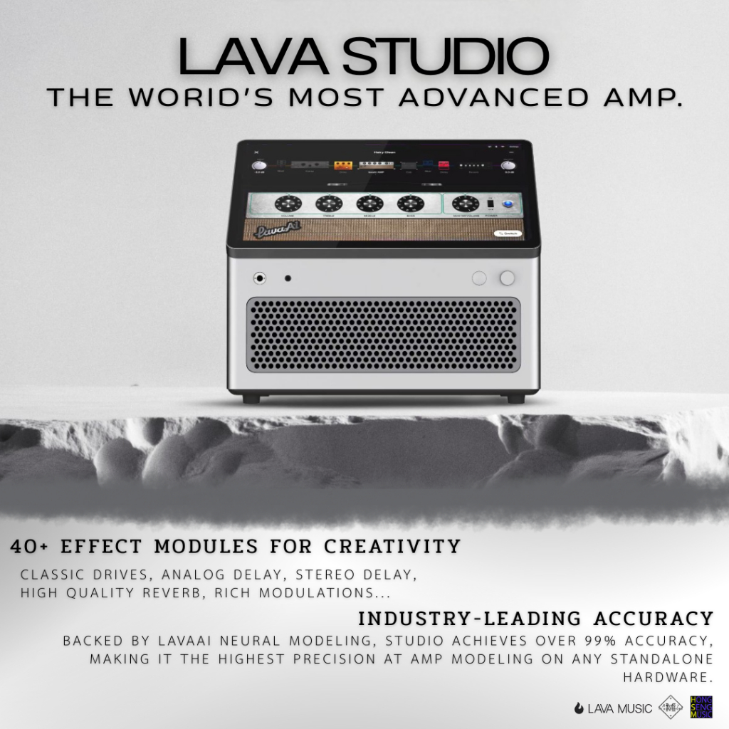 LAVA Studio Guitar Amplifier แอมป์กีตาร์อัจฉริยะ พร้อมหน้าจอขนาดใหญ่
