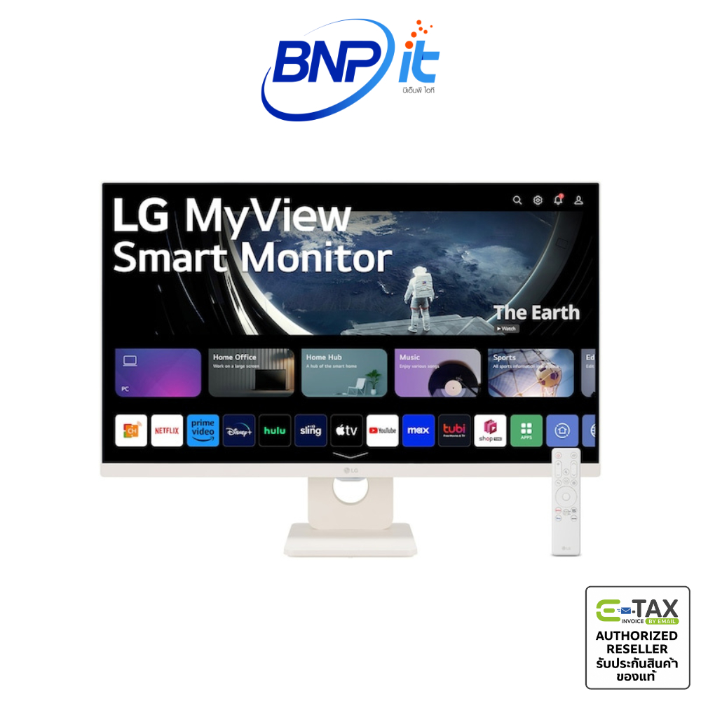 จอมอนิเตอร์ LG 27U511SA-W 27" FHD IPS Smart Monitor | 100Hz | HDR10 | webOS | Bluetooth | Speakers