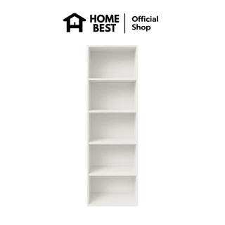 HomeBest [แพ็คคู่1แถม1] ชั้นวางของอเนกประสงค์ ชั้นวางหนังสือ 5 ชั้น โครงไม้แข็งแรง รองรับน้ำหนักได้ดี ใช้งานได้หลากหลาย