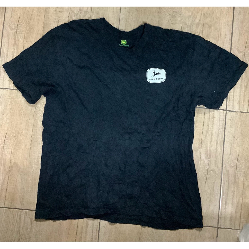 เสื้อยืดมือสอง john deere สีดำ ไซส์ XL สภาพดี รอบอก 46นิ้ว / ความยาว 28นิ้ว สินค้าจากกระสอบอเมริกา