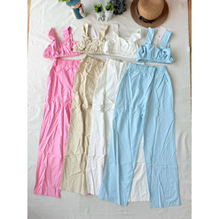 ใหม่ ✨ มือหนึ่ง ✨ งานป้าย wynn ชุดเซต มี 4 สี ชมพู ขาว ครีม …