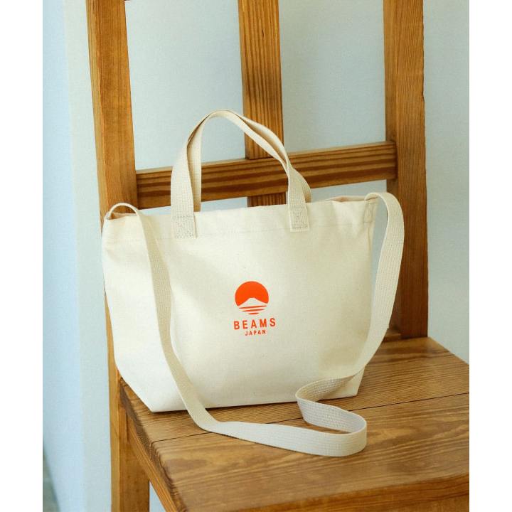 BEAMS JAPAN Special order evergreen works / BEAMS JAPAN LUNCH BOX tote bag Orange