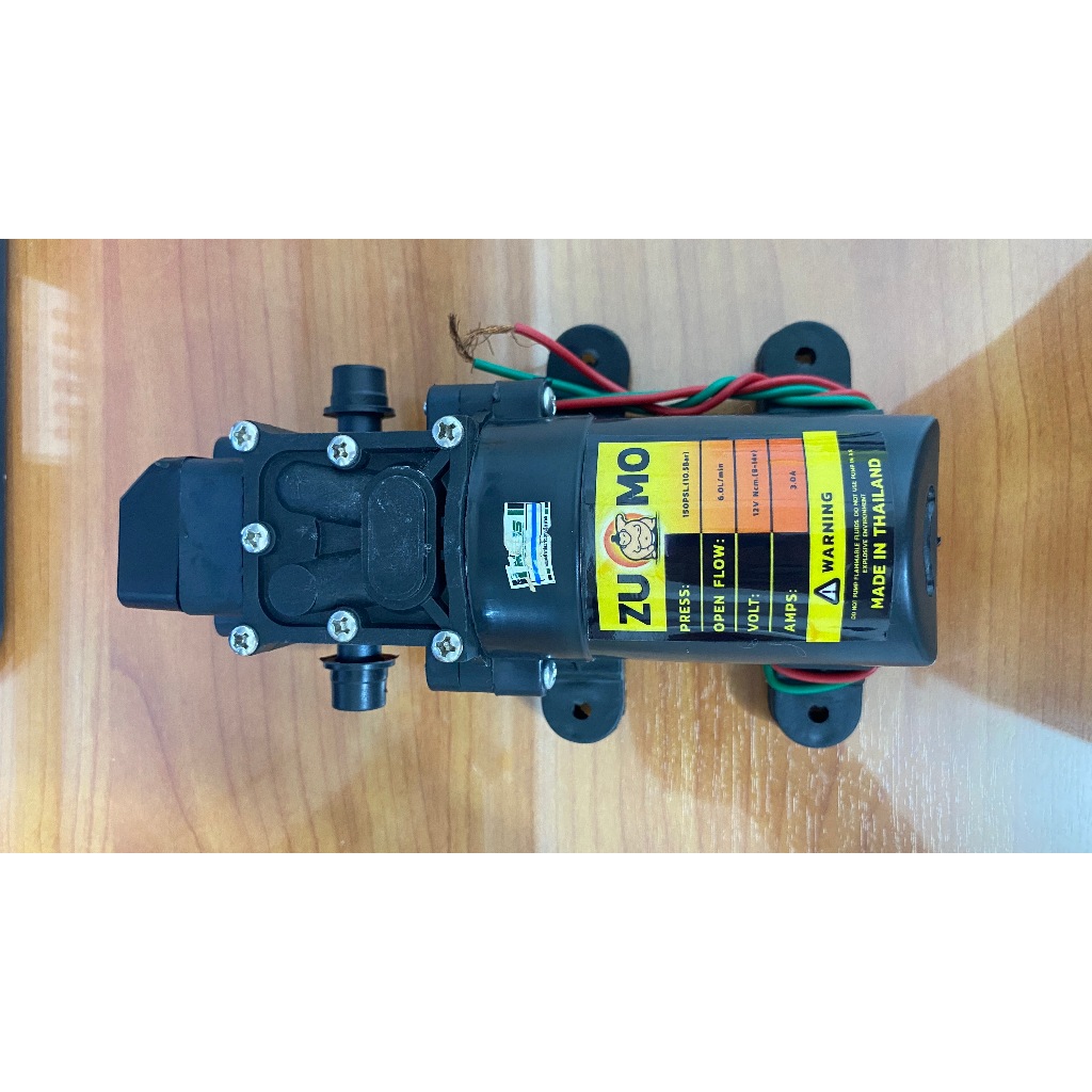 ZUMOมอเตอร์ปั้มแบบเดี่ยว10.5Bar 12V
