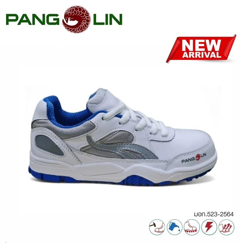 [เก็บโค้ด!! ลด 500-]รองเท้าเซฟตี้ รุ่น 2401 Pangolin หนังแท้ หัวเหล็ก (CEMENTING) ทรงสปอร์ต สุดเทห์