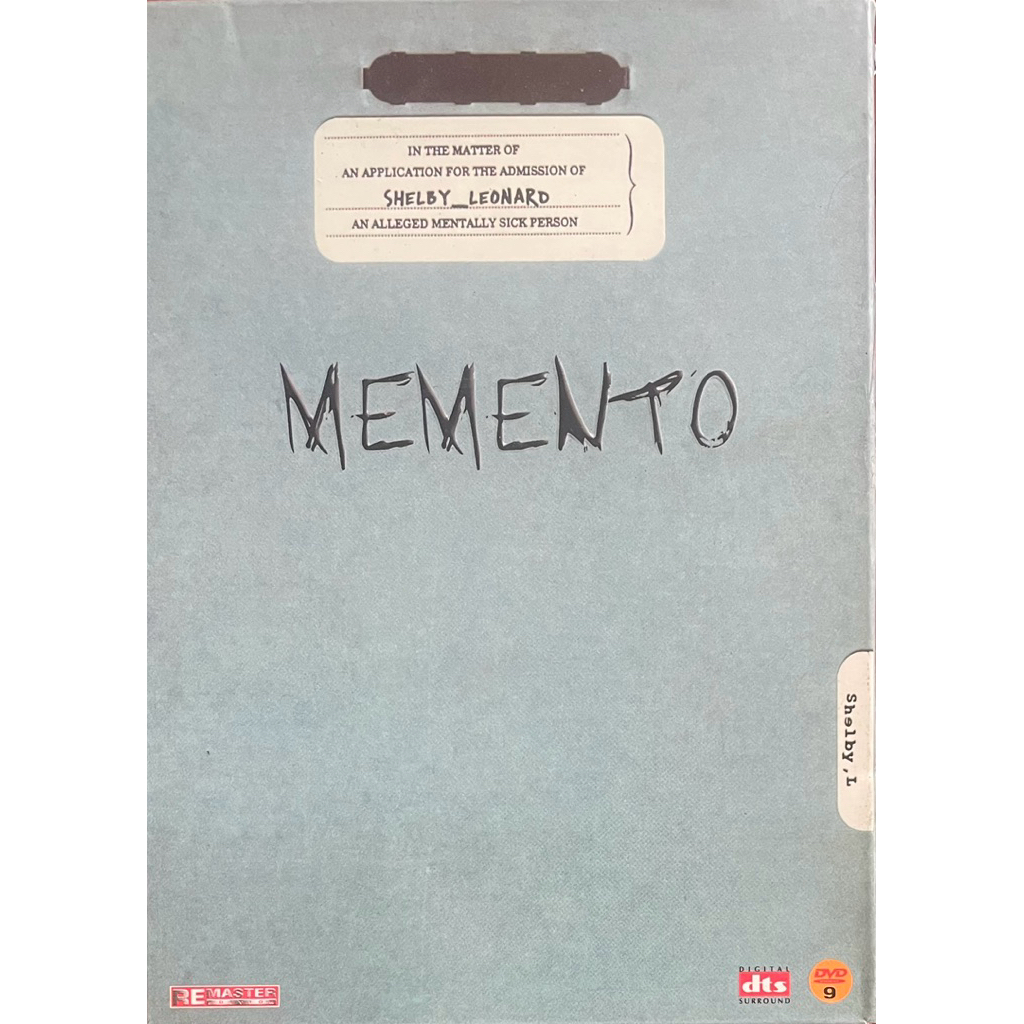 Memento (2000, DVD)/ภาพหลอนซ่อนมรณะ (ดีวีดี)