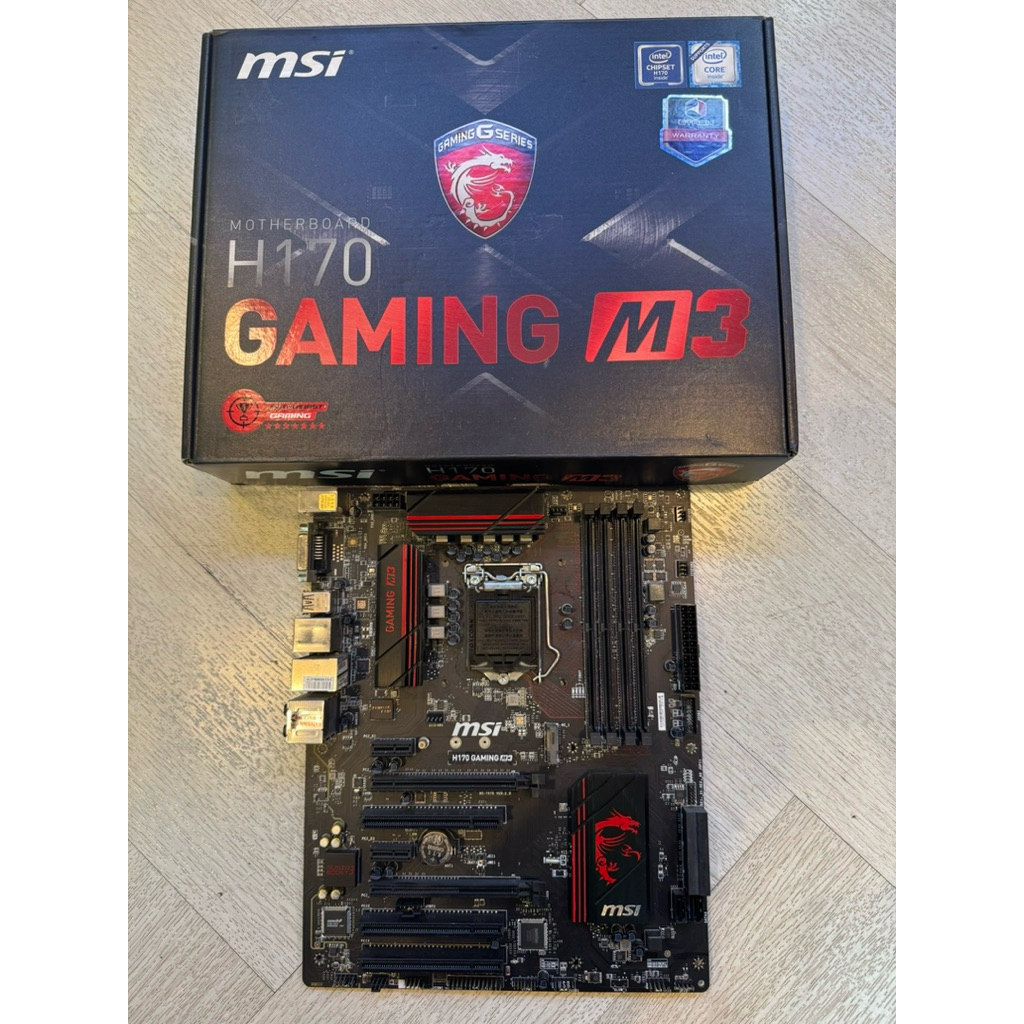 mainboard  msi h170 gaming m3 socket 1151