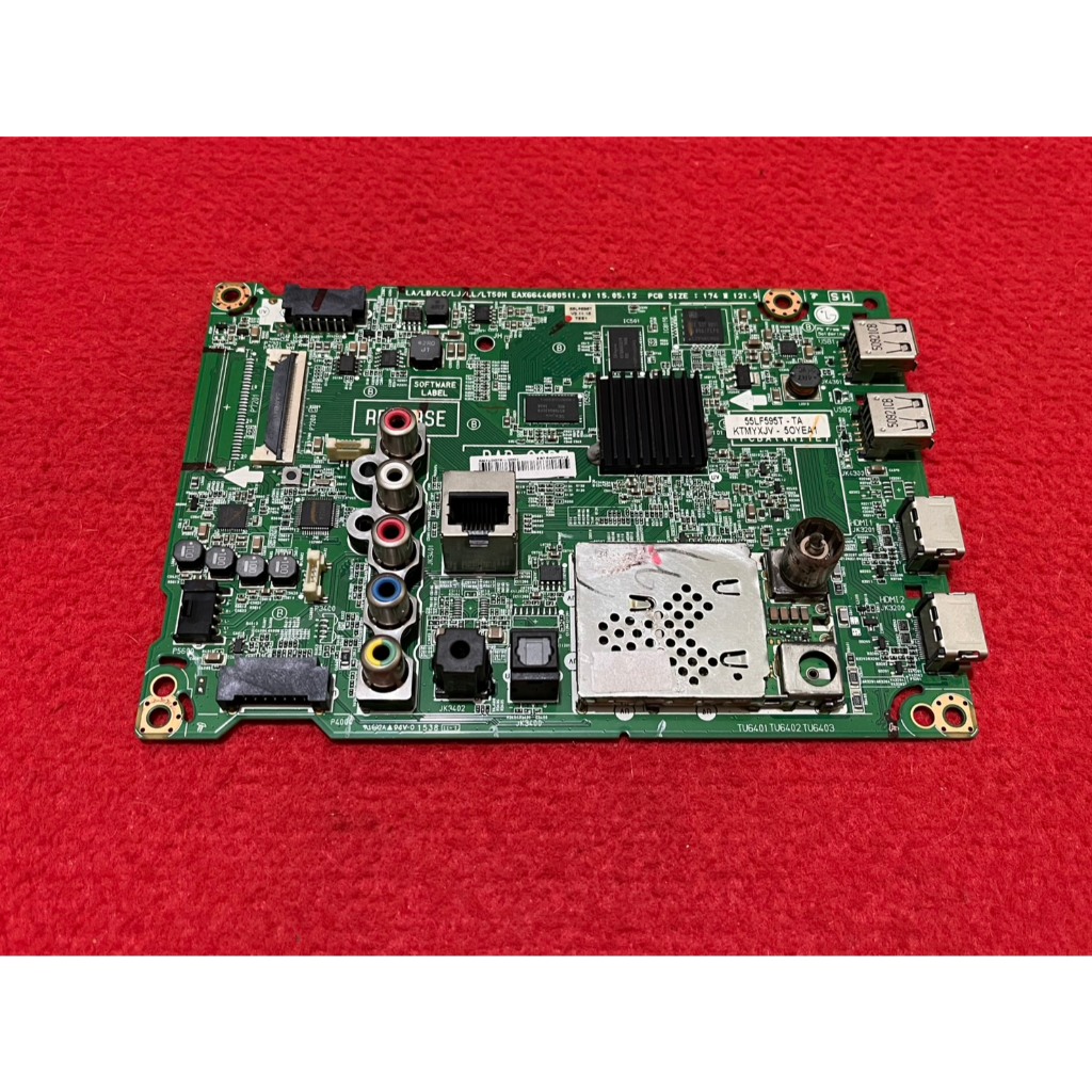 เมนบอร์ดทีวียี่ห้อLG รุ่น55LF595T พาร์ทEAX66446805(แท้ถอด)