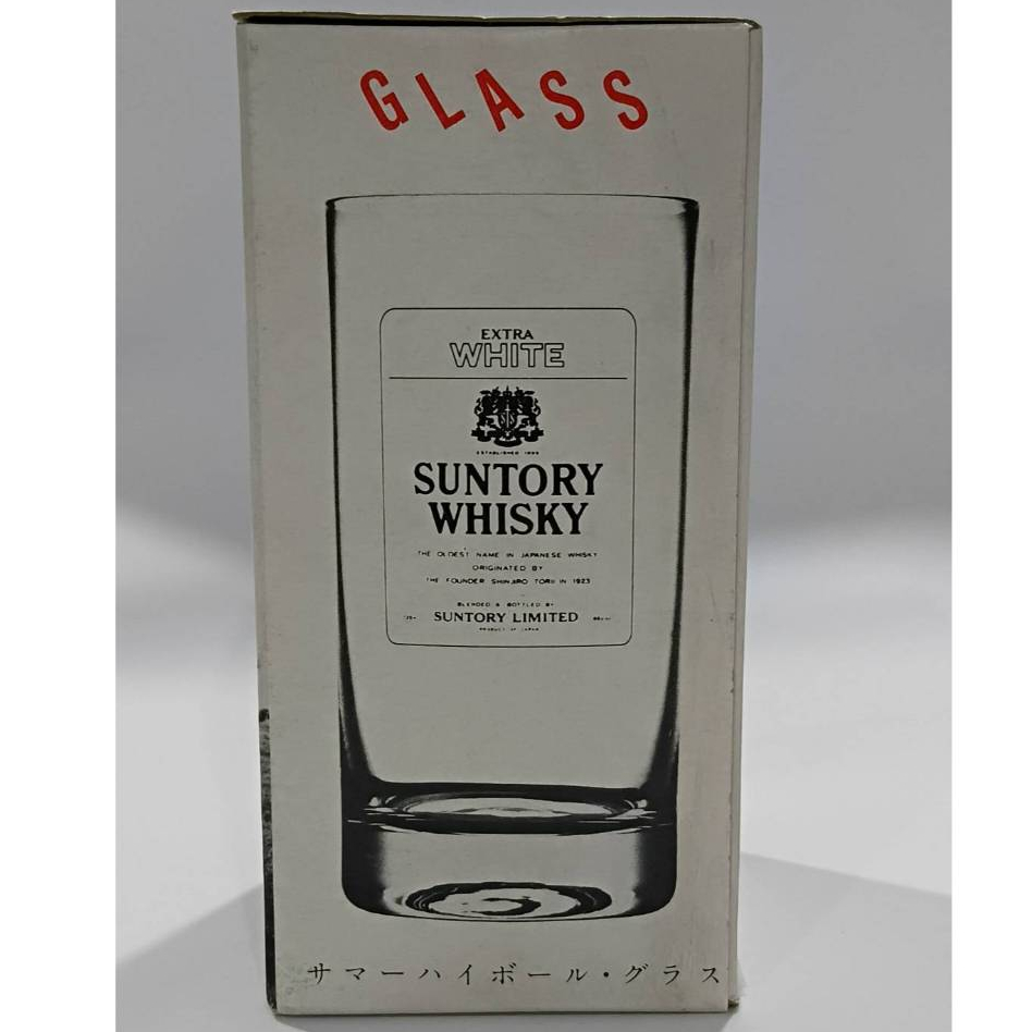 แก้ว Suntory Whisky Extra White Summer Highball Glass NEW IN PACKED.