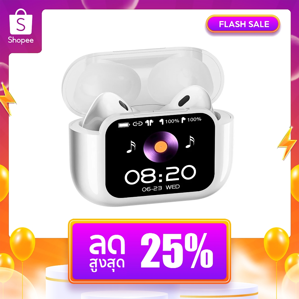 【แท้100%】A11 Pro หูฟังไร้สายบลูทูธหน้ ANC ลดเสียงรบกวนชุดหูฟังบลูทูธไร้สายพร้อมไ TWS หน้าจอสัมผัสหูฟ