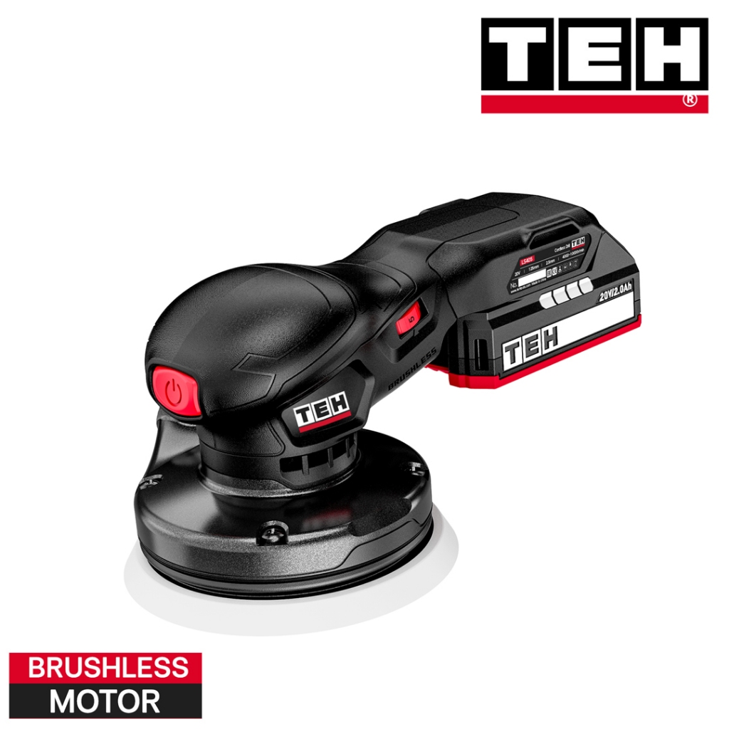 TEH LS405 เครื่องขัดกระดาษทรายกลมไร้สาย 5 นิ้ว (Brushless)