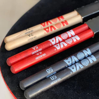 [ของแท้USA] ไม้กลอง Nova American Hickory มีขนาดให้เลือก ไม้ตีกลอง น้ำหนักดี จับถนัดมือ ของแท้ 100%
