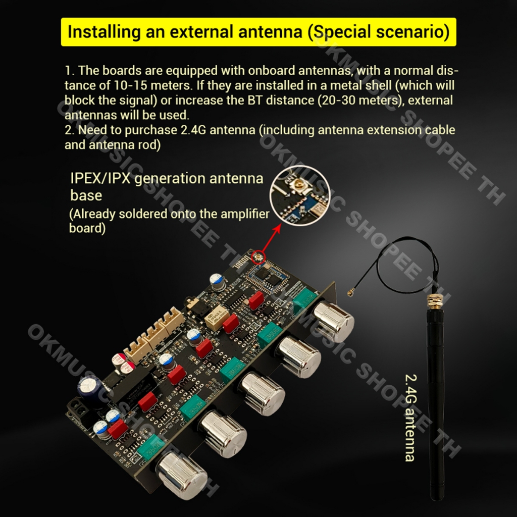 ZK-PRO2 แท้ บอร์ดขยายเสียงพรีแอมป์ Bluetooth APTX QCC3034 DAC ES9023 เสียงใส เบสลึก สำหรับ DIY เครื่องเสียง - รูปที่ 5