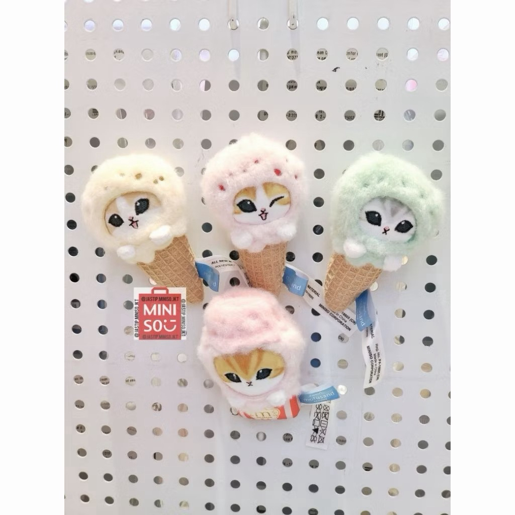( 🎀 ; พร้อมส่งด่วนในไทย ) Mofusand Icecream - ตุ๊กตาแม่เหล็ก 🍧✨ งานแท้ 💯 - รูปที่ 2