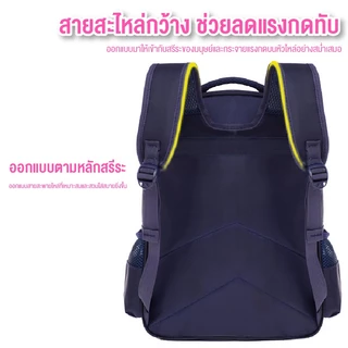 กระเป๋านักเรียน ขนาด16นิ้ว กันน้ำ กระเป๋าเป้ลายการ์ตูน ลายเจ้าหญิงน่ารัก ใส่A4ได้ น้ำหนักเบา พร้อมส่ง