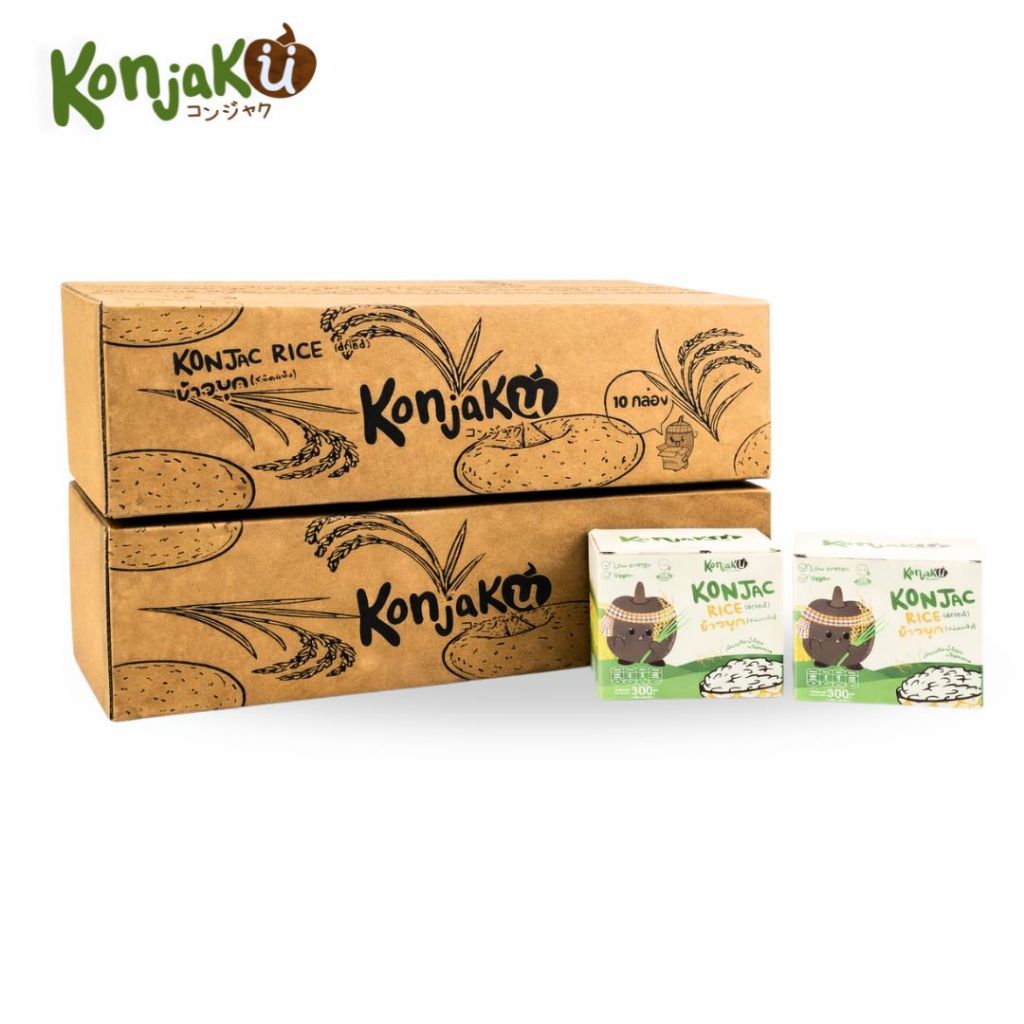 ยกลัง Konjaku คอนจาคุ ข้าวบุก ชนิดแห้ง (10 กล่อง)