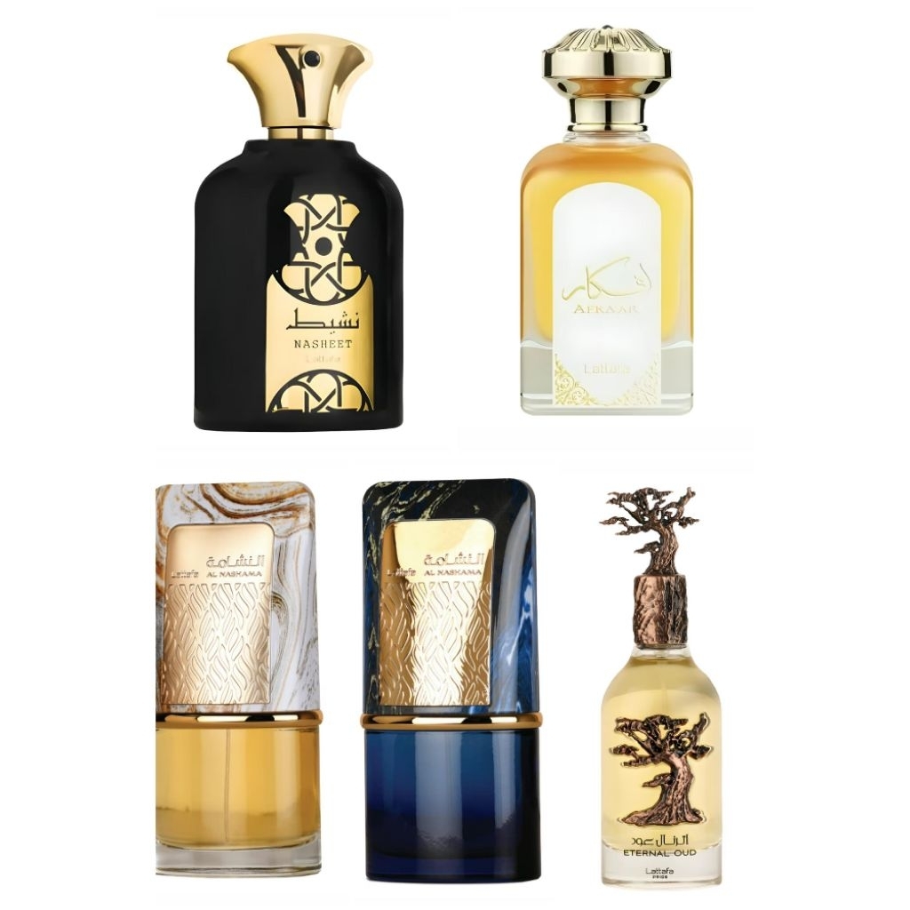 Lattafa Eternal Oud, Al Nashama Caprice, Afkaar, Nasheet 2ml 5ml 10ml